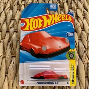 Hot Wheels Porsche 911 Carrera Clip Red Car Key Keychain Hotwheels 2025 New
